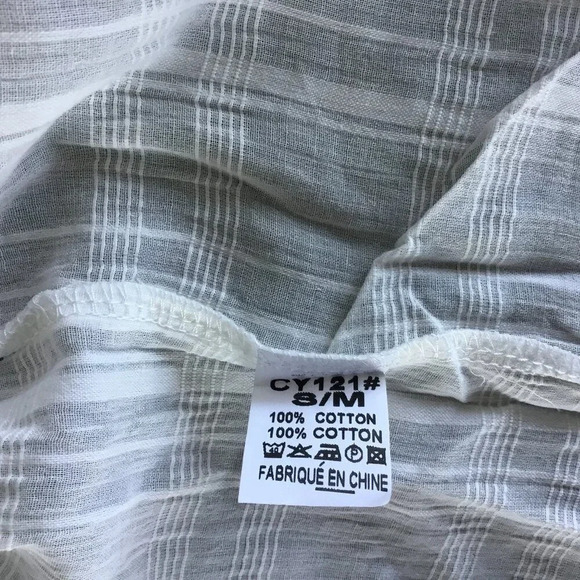 JUS DE POM | Crochet Trim Blouse | 100 % Cotton | White | Feminine |Croch US S-M - Picture 8 of 10